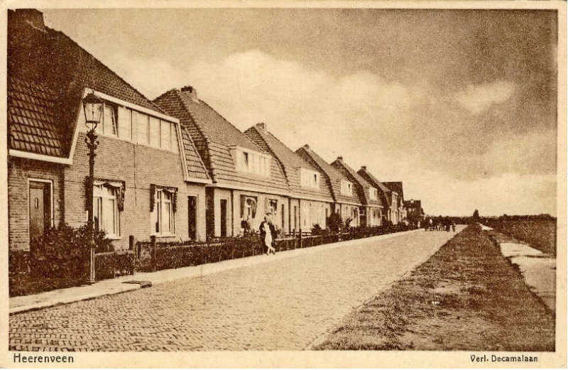 Verlengde Decamalaan in 1928